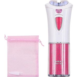 Aanpassing titel: Draagbaar ontharingsapparaat voor gezichtshaar met LED-licht Mini elektrische epilator voor gezicht bikini beenarm.