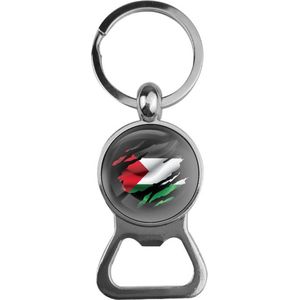 Bieropener Glas - Vlag Palestina
