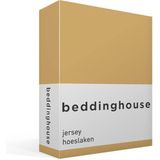 Beddinghouse Jersey - Hoeslaken - Lits-jumeaux - 180x200/220 cm - Yellow