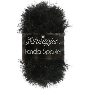 Scheepjes - Panda Sparkle - 361 Zwart/goud - 5 bollen - 100gr - 130mtr