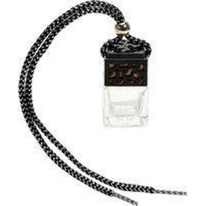 Car Perfume | Luchtverfrisser | Roos & Oosterse Geranium | Auto verfrisser | Incl. 10ml navulling | Zwart