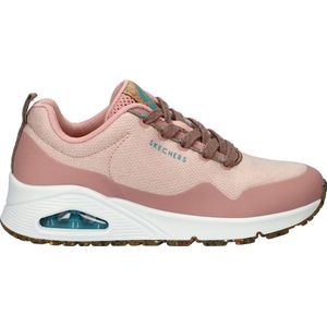 Skechers Uno - Pla-Knit Sneakers Laag - roze - Maat 39