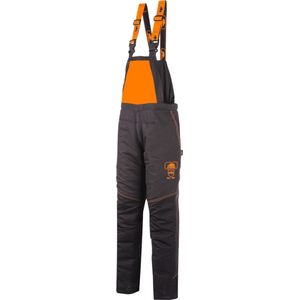 SIP Protection BasePro 1RG1 Kettingzaag-Bavet -Tuinbroek - Maat: 3XL - antracietgrijs/zwart; fluo oranje