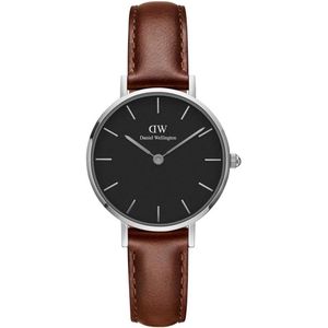 Daniel Wellington Petite St Mawes DW00100237 - Horloge - Leer - Bruin - 28mm