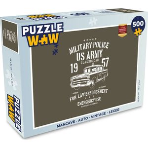 Puzzel Mancave - Auto - Vintage - Leger - Legpuzzel - Puzzel 500 stukjes
