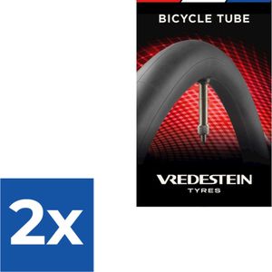 Vredestein 50811 Binnenband 20 x 1.30  1.75 DV - Voordeelverpakking 2 stuks