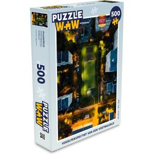 Puzzel een voetbalveld - Legpuzzel - Puzzel 500 stukjes