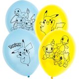 Amscan - Pokémon Ballonnen (6 stuks)