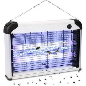 Vliegenmepper - elektrische vliegenmepper - doodt vliegen, muggen, insecten - zomer