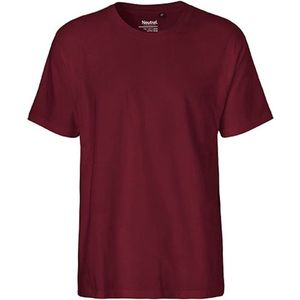2 Pack Fairtrade Unisex Classic T-Shirt met korte mouwen Bordeaux - S
