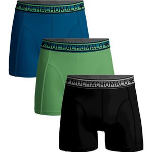Muchachomalo - 3-pack onderbroeken heren - Elastisch katoen - Zachte waistband - Effen kleuren