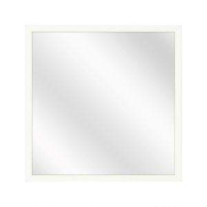 Spiegel met Luxe Aluminium Lijst - Wit - 20x20 cm