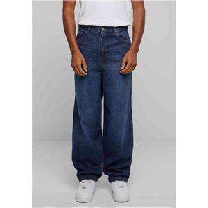 Urban Classics - Heavy Ounce Baggy Fit Jeans Wijde broek - Taille, 36 inch - Donkerblauw