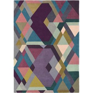 Ted Baker - Mosaic Light Purple 57605 Vloerkleed - 250x350  - Rechthoek - Laagpolig Tapijt - Modern - Meerkleurig