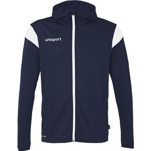 Uhlsport Squad 27 Jas Met Kap Kinderen - Marine / Hemelsblauw | Maat: 164