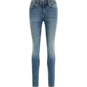 WE Fashion Dames mid rise super skinny jeans met comfort-stretch