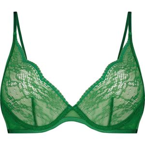 Hunkemöller Dames Lingerie Niet-voorgevormde beugel bh Isabelle - Groen - maat C80