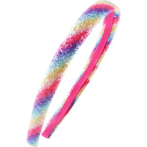 Kinder Diadeem - Swirl | Plastic / Glitter | 12,5 x 1,5 cm | Fashion Favorite