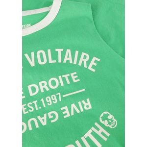 Zadig & Voltaire X60033 Jurken Meisjes - Kleedje - Rok - Jurk - Groen - Maat 128