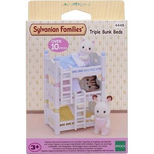 Sylvanian Families 4448 stapelbed voor drie- inrichting poppenhuis