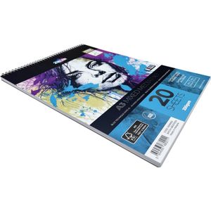 Zieler Mixed Media Blok A3 Spiraal 255Gram