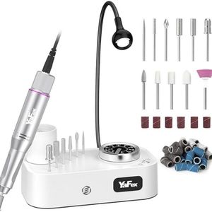 Equivera Elektrische Nagelvijl - Nagelfrees - Electric Nail File - Manicureset - Manicure. Pedicure - Nagelvijl - Nagelboor - Kerstcadeau - Sinterklaas - Sinterklaas Cadeau - Cadeau Voor Vrouw - Cadeau Voor Man - Cadeau