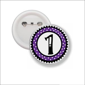 Button Met Speld 58 MM - 1
