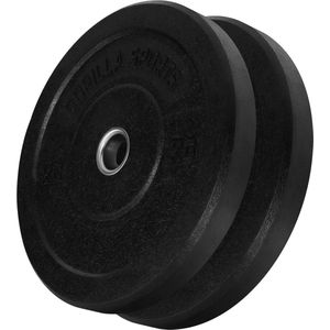 Gorilla Sports Bumper Plates 2 x 5 kg - Halterschijven - 10 kg - Rubber - 50 mm