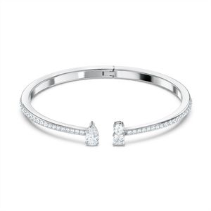 Swarovski Attract Dames ArmbandBangle Metaal;Rhodium - Zilverkleurig