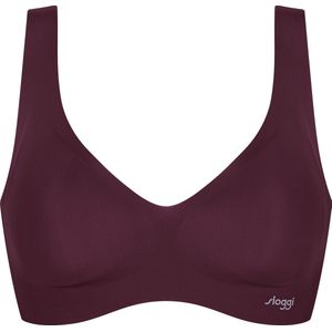 Sloggi dames Zero Feel Bralette - Claret - Bordeaux  - XS