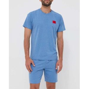 Hugo Boss Shortama Melange Heren Pyjamaset Kort - Maat S