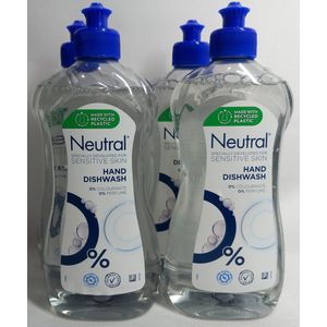 Neutral Afwasmiddel - Voordeelverpakking 4 x 500 ml