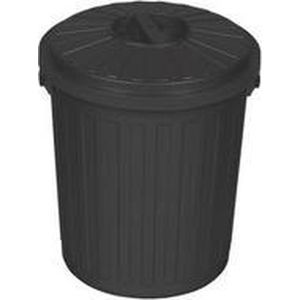 Afvalbak Rond M/d Mini-bin 24x29 - 7 L Zwart Ok Keeeper 10212