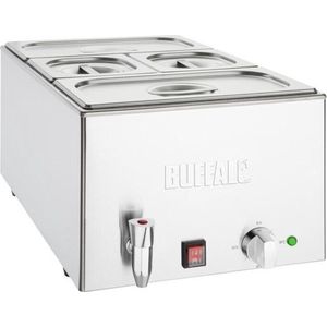 Buffalo Bain Marie Met Kraan En Pannen FT692 - Horeca & Professioneel