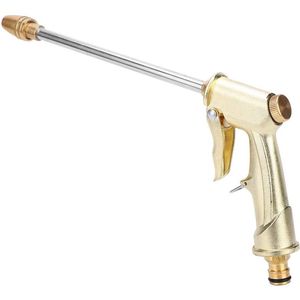 Titel: Waterpistool voor autowassen met elektroplating, hoge druk, spray voor huishoudelijke reiniging thuis, auto, 33 x 12 x 4