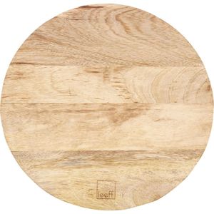Leeff Borrelplank hout - Serveerplank rond