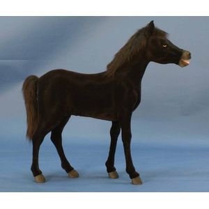 Zwart Paard veulen 100 cm, Hansa