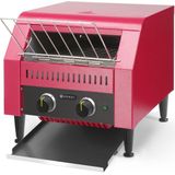 Hendi Doorlooptoaster Rood - Dubbele Broodrooster Professional - 150 sneetjes p/u - 230V/2240W - 41,8x36,8x(H)38,7cm