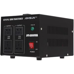 Transformator 2000 VA - Spanning omvormer 220 V naar 110 V en vice versa voor elektronische apparaten