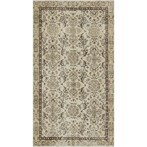 Vintage handgeweven vloerkleed - tapijt - Sara 200 x 110