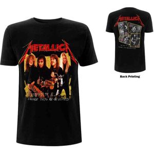 Metallica - Garage Photo Yellow Heren T-shirt - L - Zwart