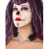 ATOSA - Dia de los Muertos skelet handen ketting voor volwassenen - Accessoires > Sieraden