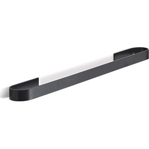 Handdoekhouder - 60 cm - Zelfklevend handdoekrek - Handdoekrek zwart - Handdoekrek badkamer - Handdoekstang -Gastendoekhouder - Handdoekhouders - Badkameraccesoires - Vaatdoekhouder