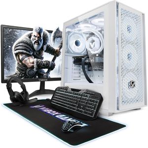 Vibox III-156 Complet Game PC • 24"" Monitor • Intel Core i7 9700KF 4,9 GHz • Nvidia RTX 5060 Ti 8 GB • 16 GB RAM • 1 TB SSD • Windows 11 • WiFi