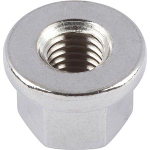 Wurth - DIN 6331 roestvast staal A2 blank - Zeskantmoer met kraag, h = 1,5 x d DIN 6331, RVS A2 - x 100 st