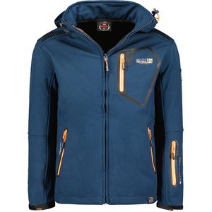 Geographical Norway Softshell Jas Heren Blauw Tanada - L