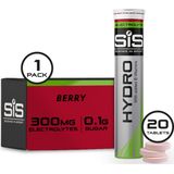 Science in Sport - SIS Go Hydro Bruistabletten - 300mg Elektrolyten - Berry Smaak - 20 Tabletten