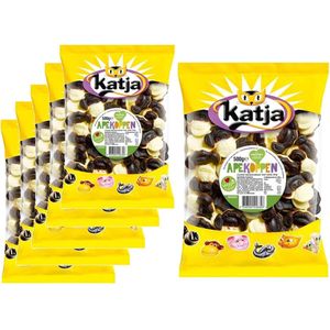6 Zakken Katja Apekoppen á 500 gram - Voordeelverpakking Snoepgoed