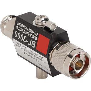 Coaxiale overspanningsafleider - Volledige bandbescherming - N vrouwelijk naar N mannelijk - 400 W - Transceiverontvanger - Handige installatie .