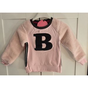 Meisjes Sweater Roze met Lange Mouwen Maat 128